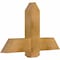 Ekena Millwork Eugene Rough Sawn Timber Gable Bracket, Western Red Cedar, 36"W x 23"H x 4"D x 6"F, 15/12 Pitch GBW036X23X0406EUG00RWR - alternate 4